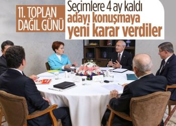 6’lı masa bugün toplanıyor