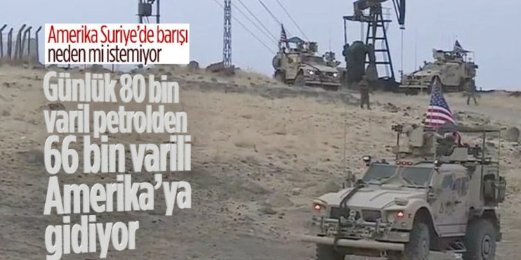 ABD Suriye’de petrol kaçakçılığı yapmayı sürdürüyor