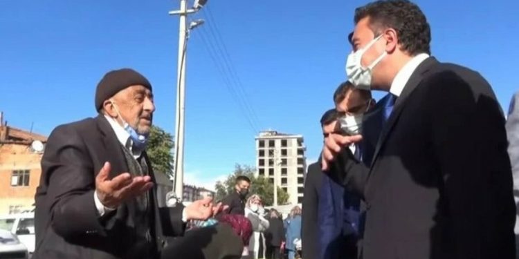 Ankara’da Ali Babacan’ı sert dille eleştiren Mustafa amca: Sorsalar yine söylerim