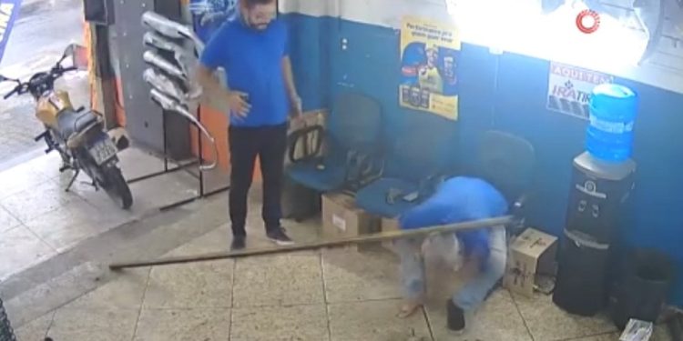 Brezilya’da sakar damat, kayınpederini hastanelik etti