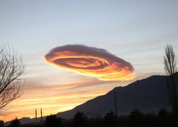 Bursa’da lodos sonrasında mercek bulut ortaya çıktı