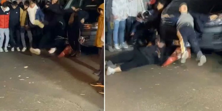 Çekmeköy’de minibüs asker eğlencesindekilere çarptı