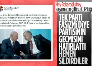 CHP’li Mehmet Bekaroğlu Cumhur İttifakı’nı eleştirmek isterken partisini hedef aldı