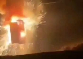 Diyarbakır’da alev alan trafo patladı