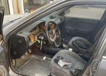 Gaziantep’te hırsızlık yapıp bekçiye arabasını ittirdi