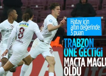 Hatayspor, Trabzonspor’u geriden gelerek yendi