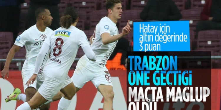 Hatayspor, Trabzonspor’u geriden gelerek yendi