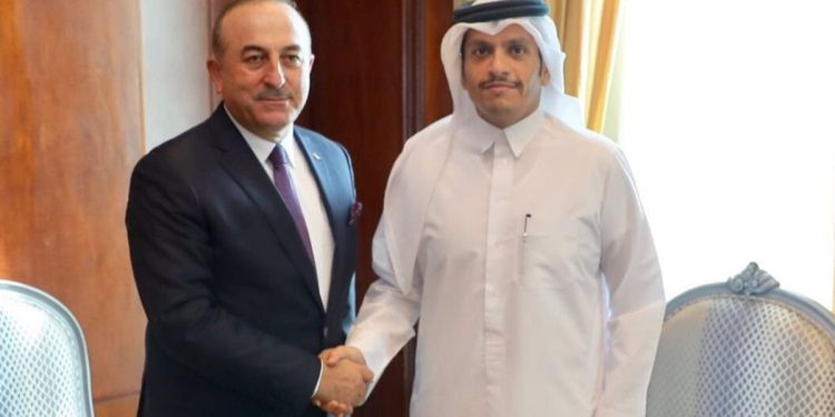 Mevlüt Çavuşoğlu, Katarlı mevkidaşı Al Sani’yle Mescid-i Aksa’yı görüştü