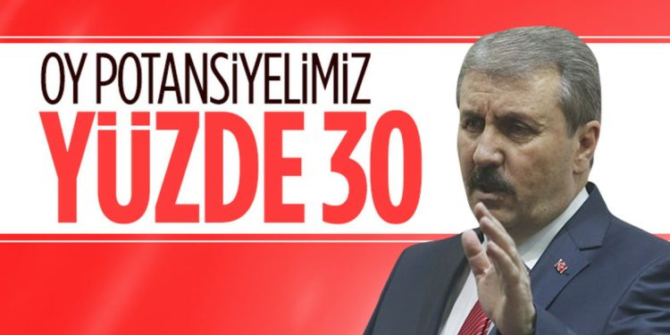 Mustafa Destici: BBP’nin yüzde 30’un üzerinde oy potansiyeli var