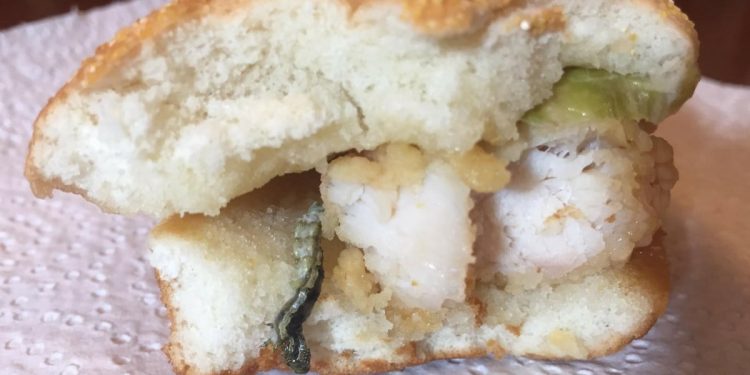 Adana’daki küçük kızın hamburgerinden tırtıl çıktı