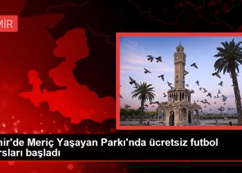 İzmir’de Meriç Yaşayan Parkı’nda ücretsiz futbol kursları başladı