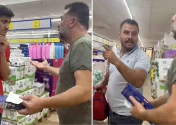 Oğluna makarna aldıran adam, fişi görünce deliye dönüp zincir marketi bastı: Siz hırsızsınız