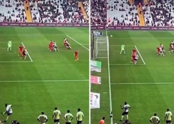 Sosyal medya bunu konuşuyor! Beşiktaş’ın iptal edilen golünün taraftar çekimi videosu kafa karıştırdı
