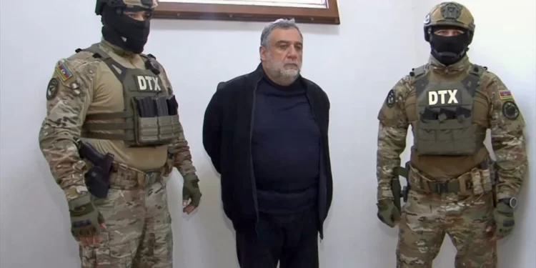 Azerbaycan sınır muhafızları tarafından yakalanan sözde Ermeni rejiminin lideri Vardanyan tutuklandı