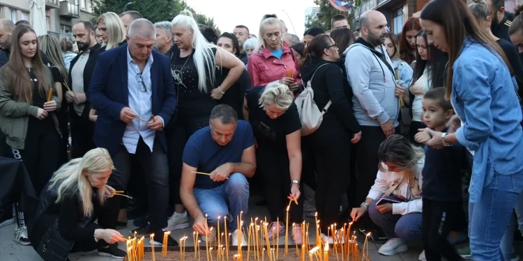 Kuzey Kosovalı Sırplar Silahlı Grubu Anma Töreni Düzenledi