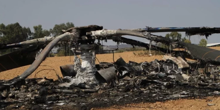 Hamas güçleri, İsrail’e ait helikopteri düşürdü